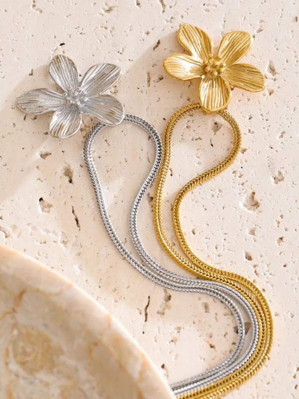 Collier Grosse Fleur