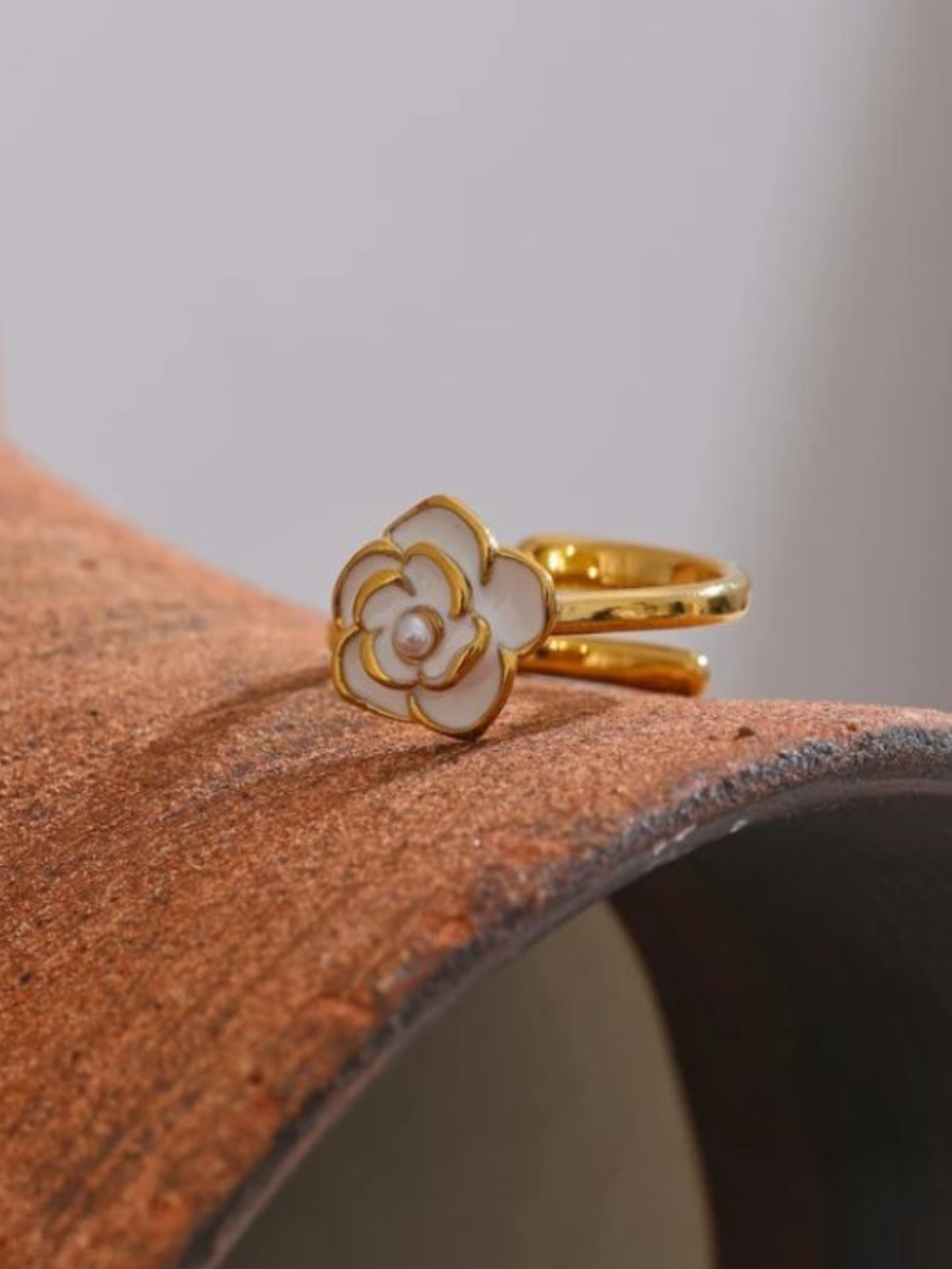 Bague Fleur Nacre