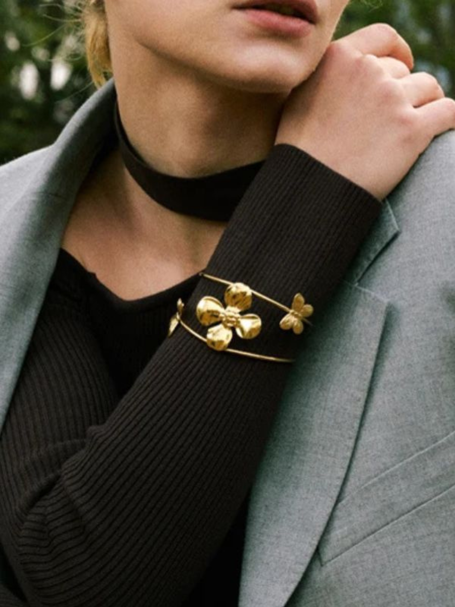 Bracelet Fleur Papillon