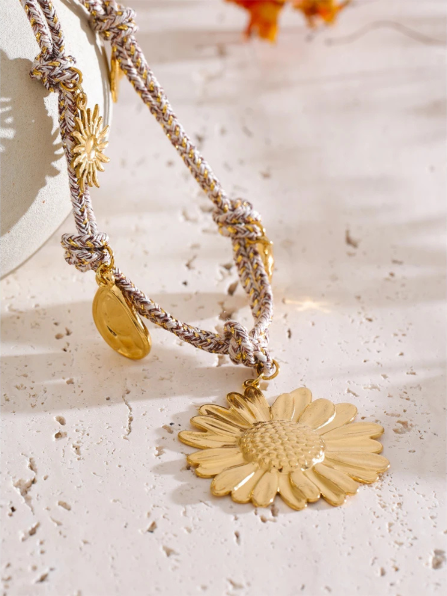 Collier Fantaisie Fleur - fleur