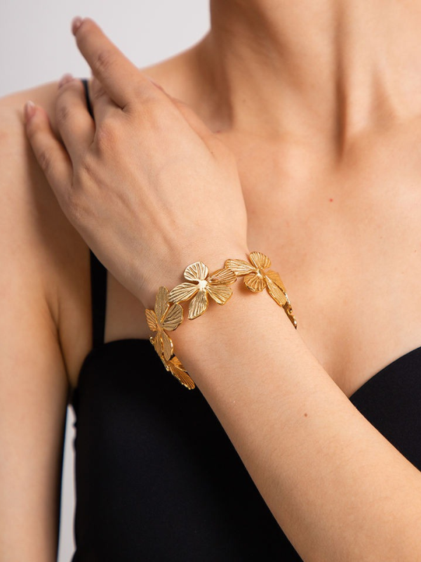 Bracelet Fleur Femme