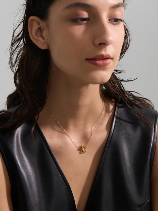 Collier Fleur Fin