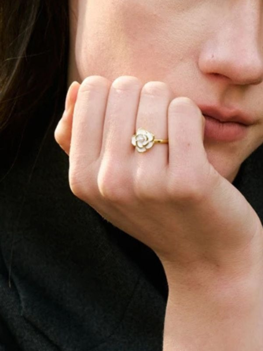 Bague Fleur Nacre
