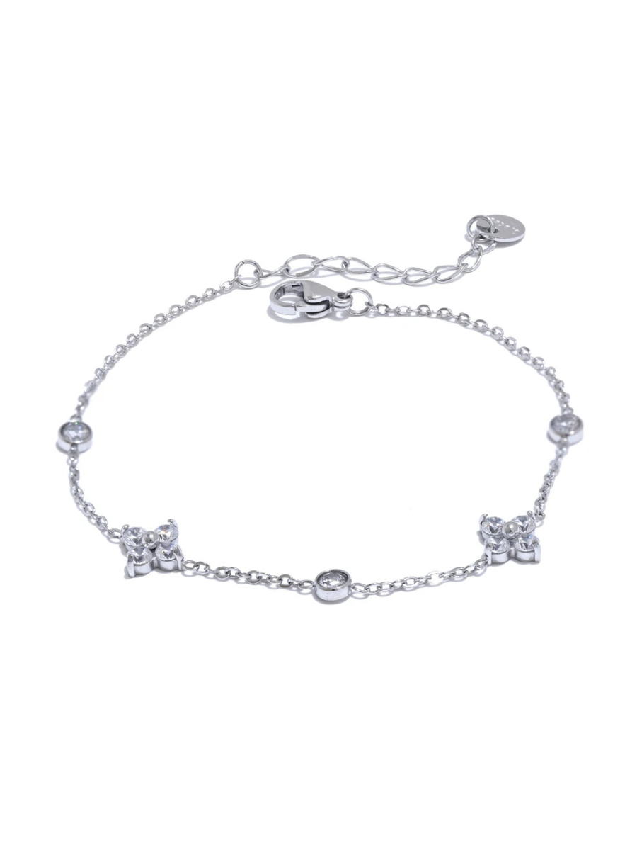 Bracelet Petite Fleur - argenté