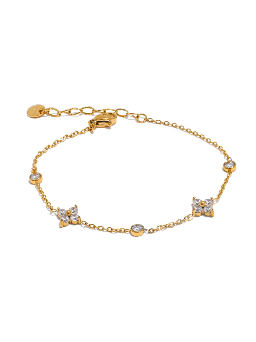 Bracelet Petite Fleur - doré