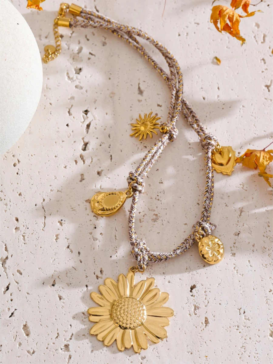 Collier Fantaisie Fleur - fleur